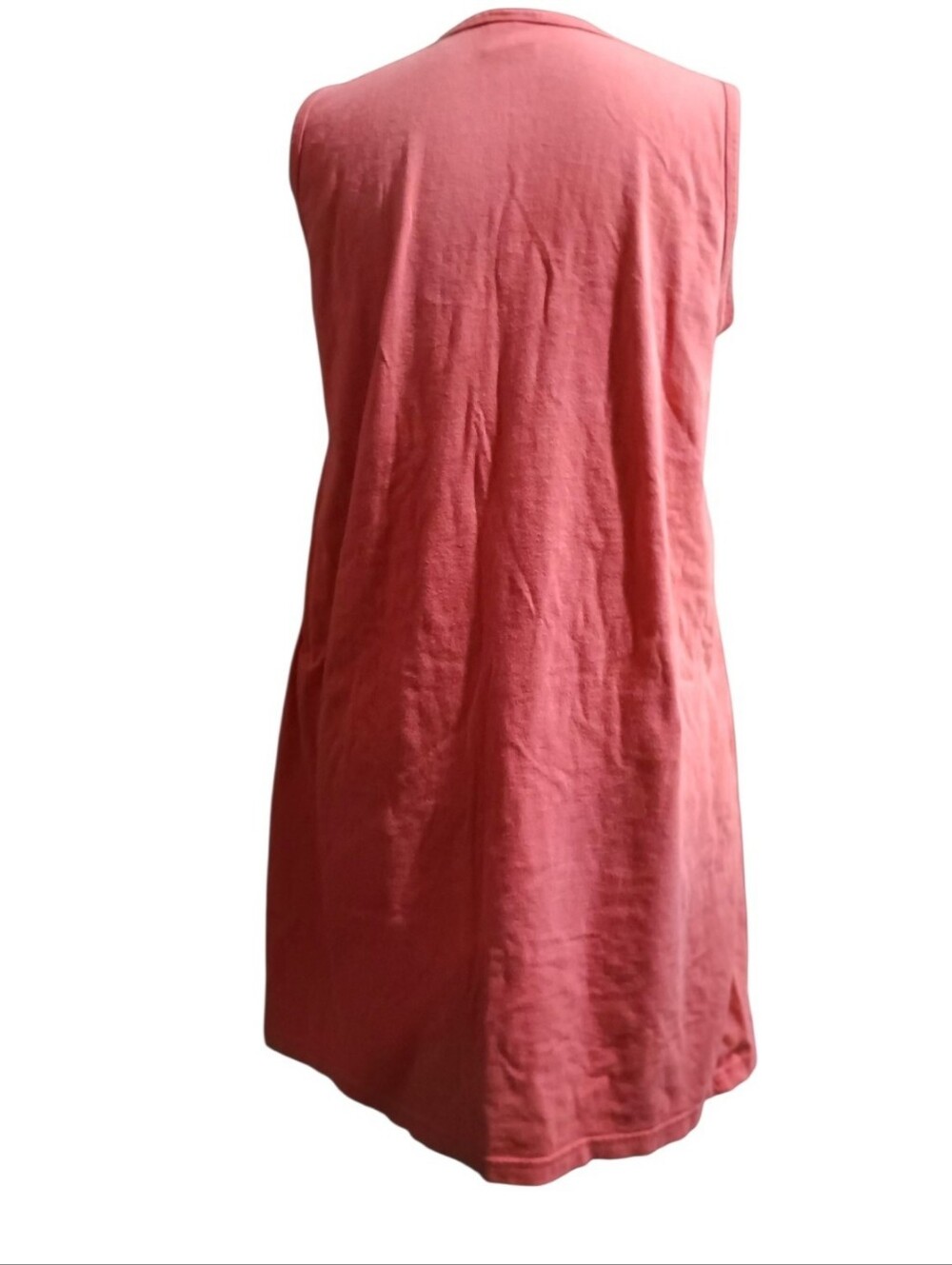 Cover-up Tank Dress Swimwear Aruba Embroidered Sailboat Beach W/Pocket One Size - Picture 8 of 10